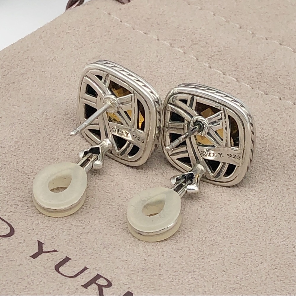 DAVID YURMAN Citrine Albion Stud Earrings AUTHENTIC - Picture 9 of 11